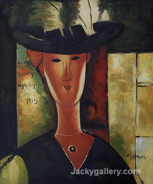 Portrait of Madam Pompadour, by Amedeo Modigliani paintings reproduction